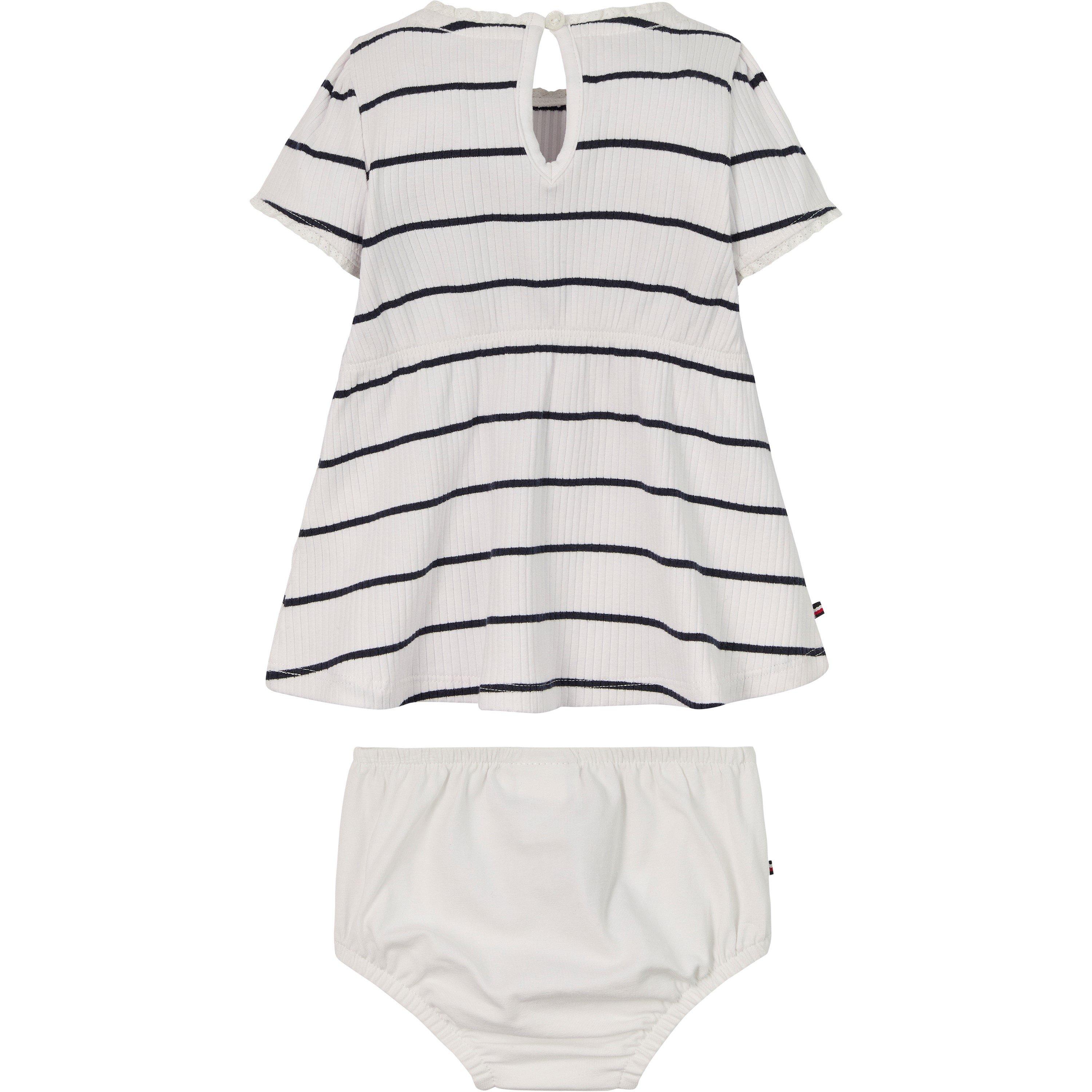 Tommy Hilfiger Stripe Dress Set Infants