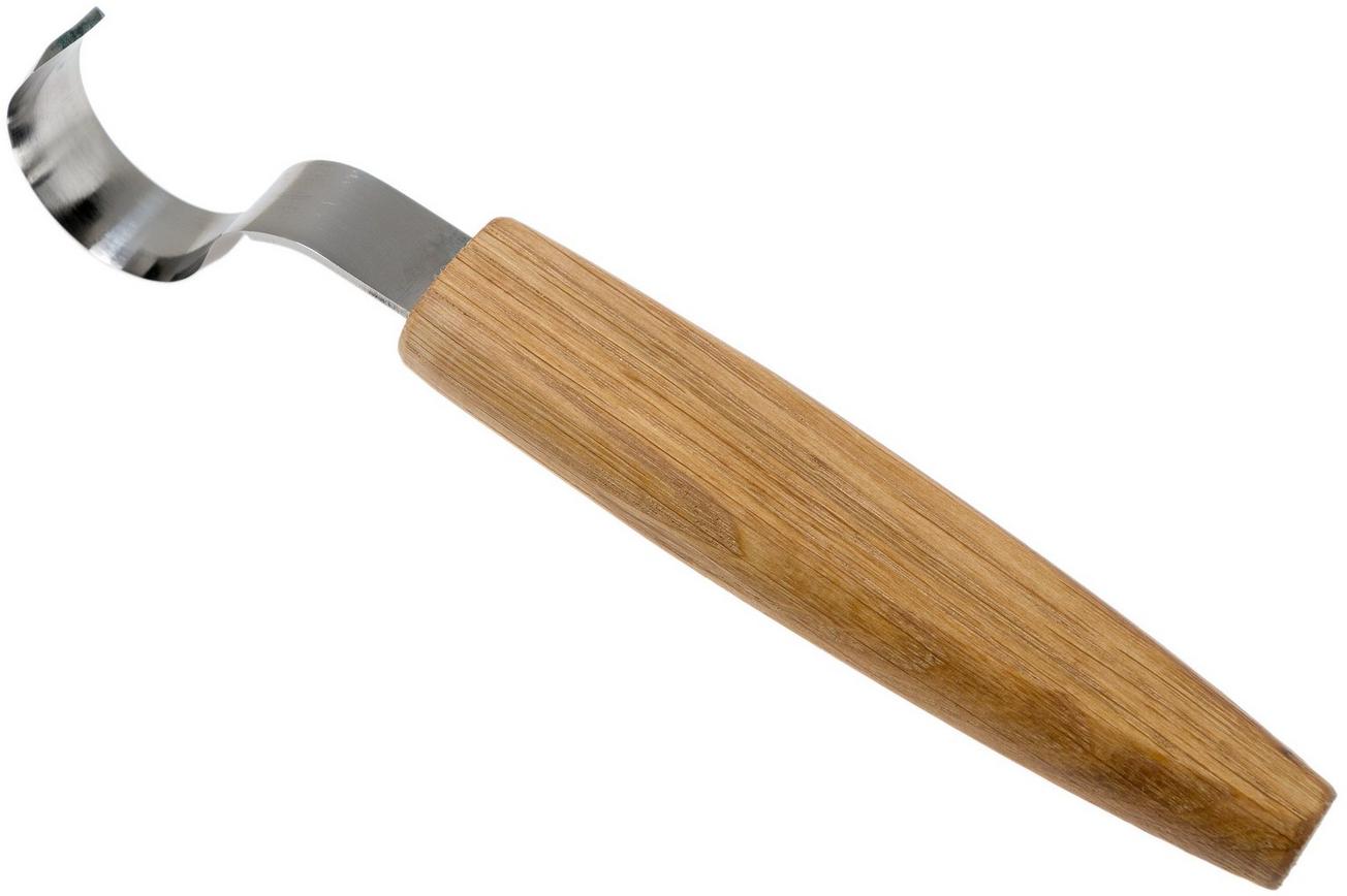BeaverCraft Oak Spoon Carving Knife 30 mm SK2SOAK, rechtshandig lepelmes met schede