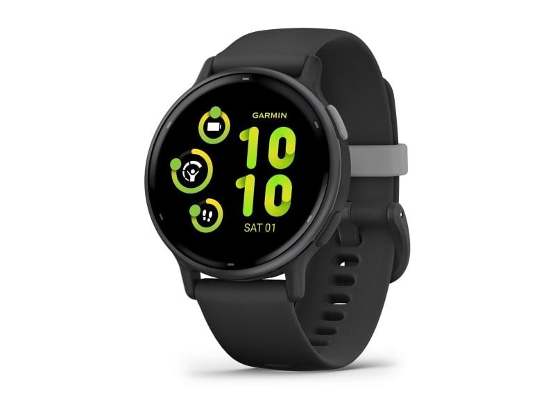 GARMIN GPS-Sportuhr Vivoactive 5 Grau/Schwarz Smartwatch