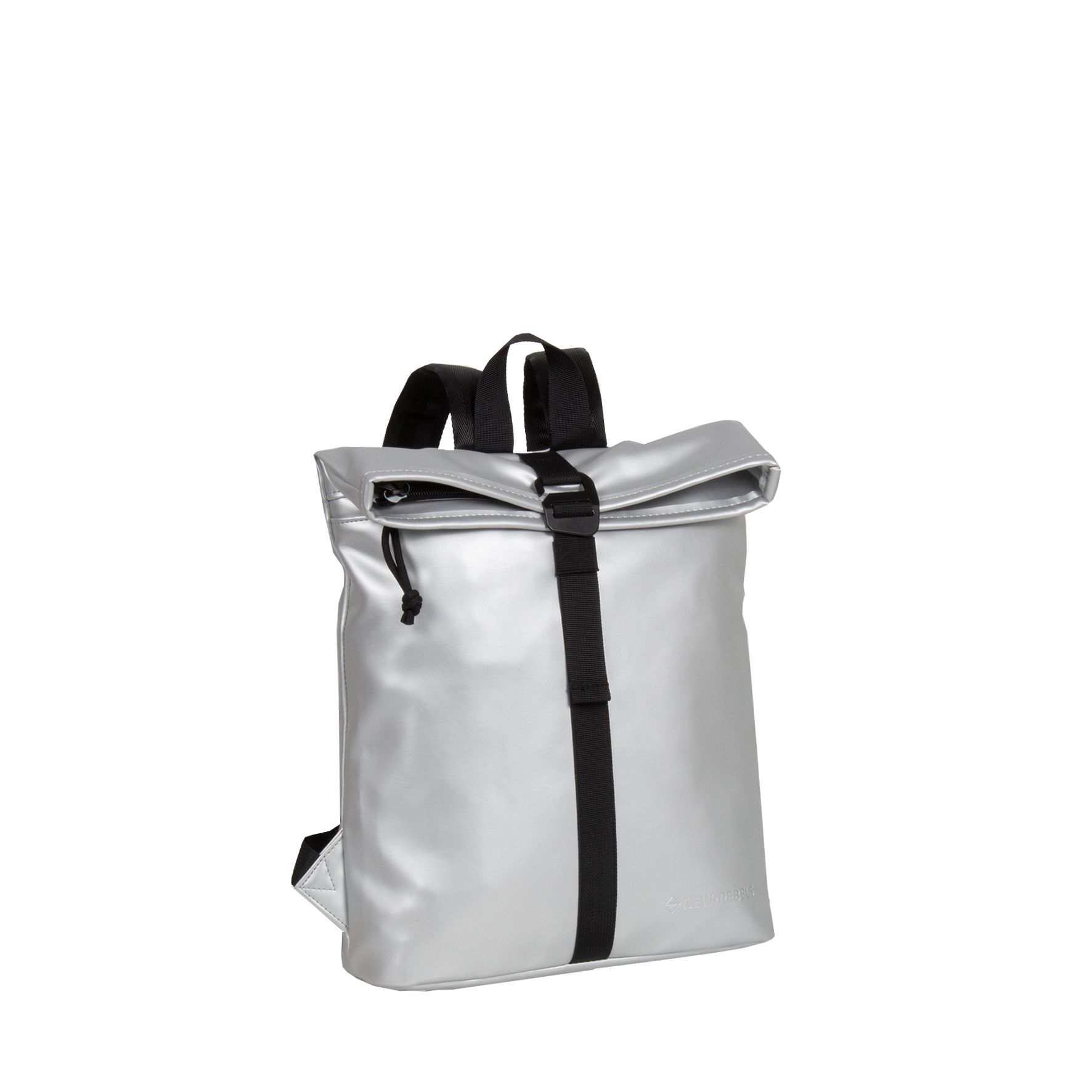 New Rebels Mart Los Angeles Rolltop Backpack Mini Metallic Silver