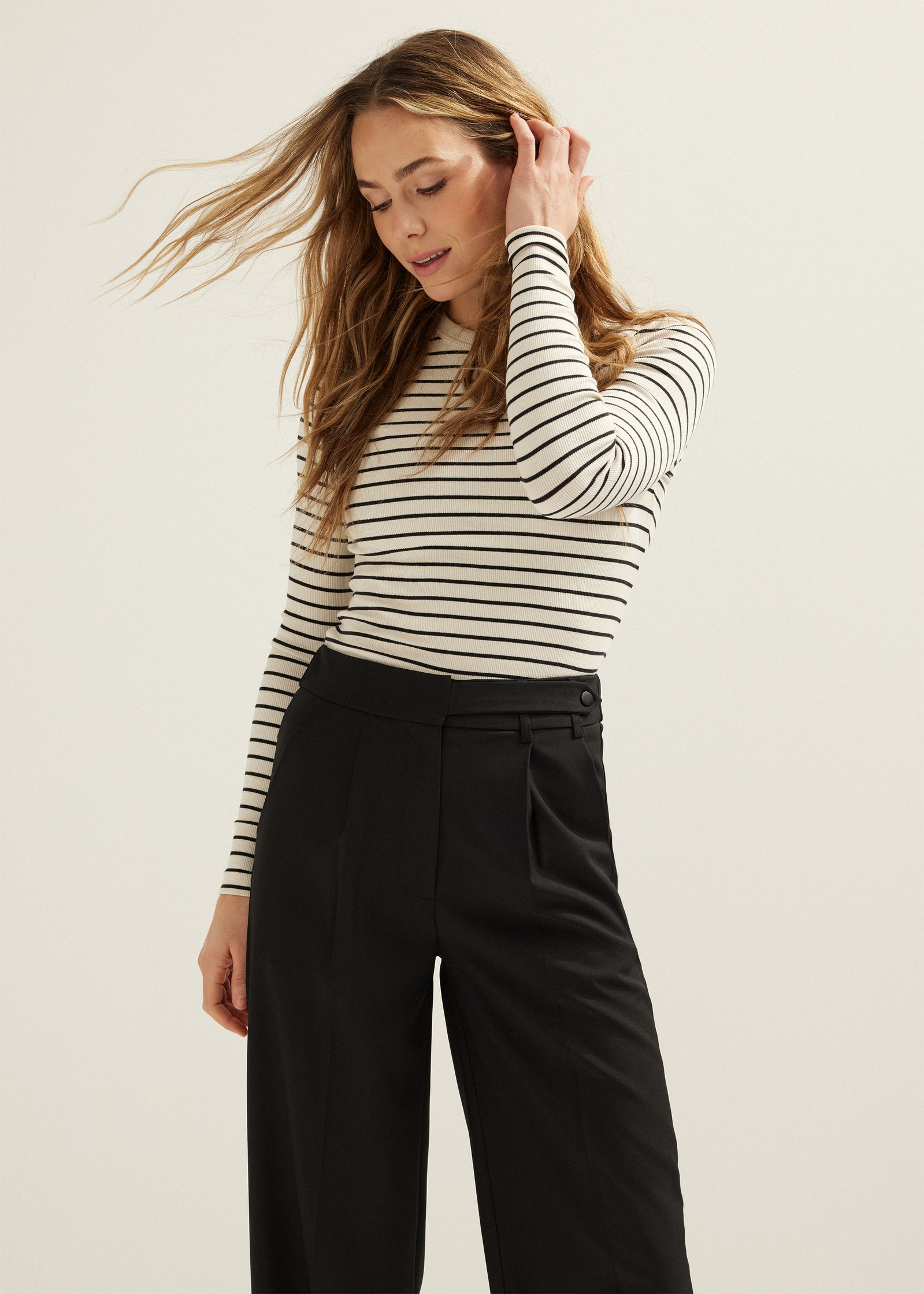 Longsleeve met rib