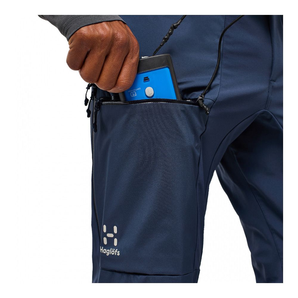 Haglöfs L.I.M HYBRID TOURING - Pantalon ski Homme tarn blue