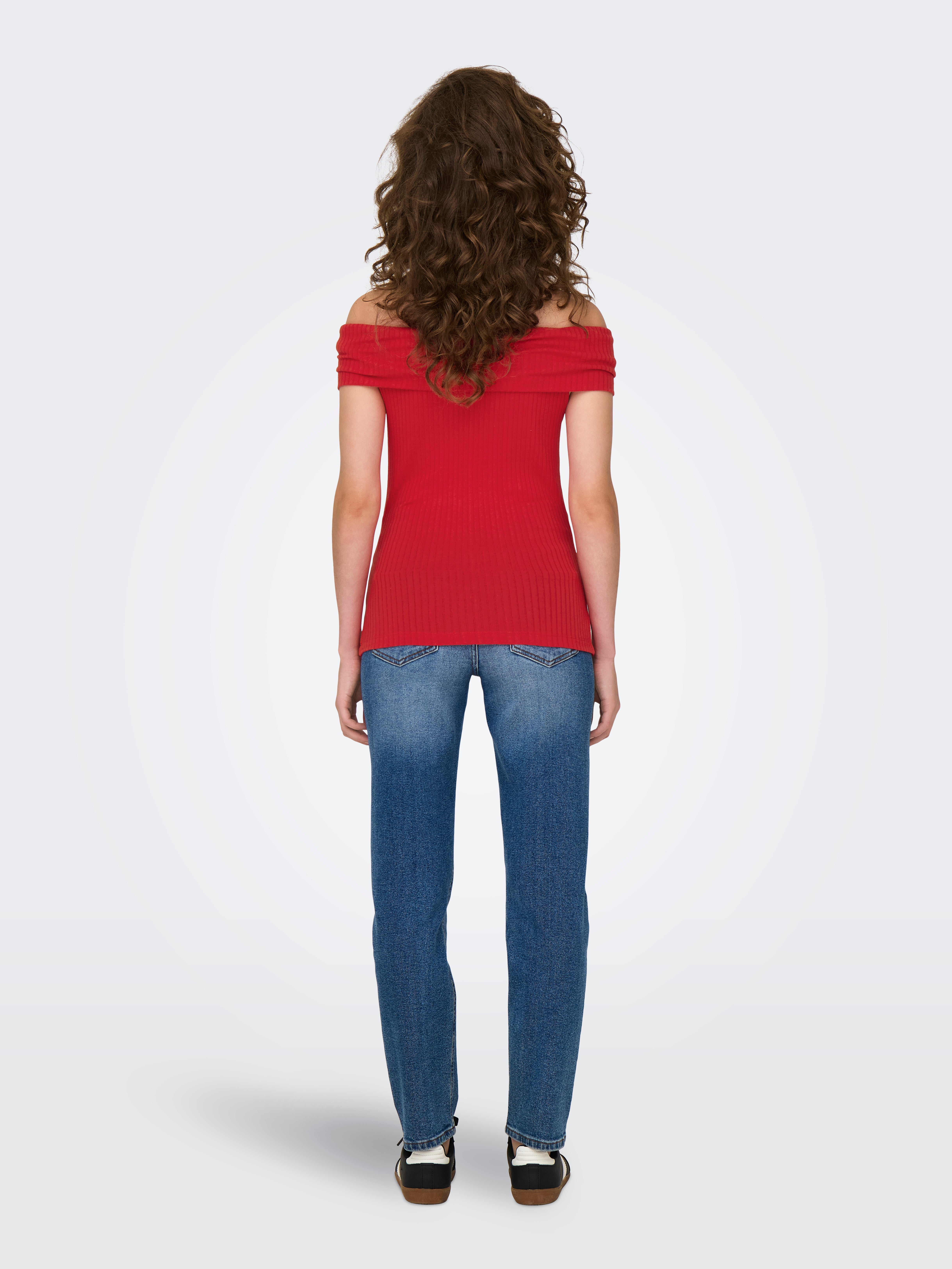 JDYFRANSISKA Top High Risk Red
