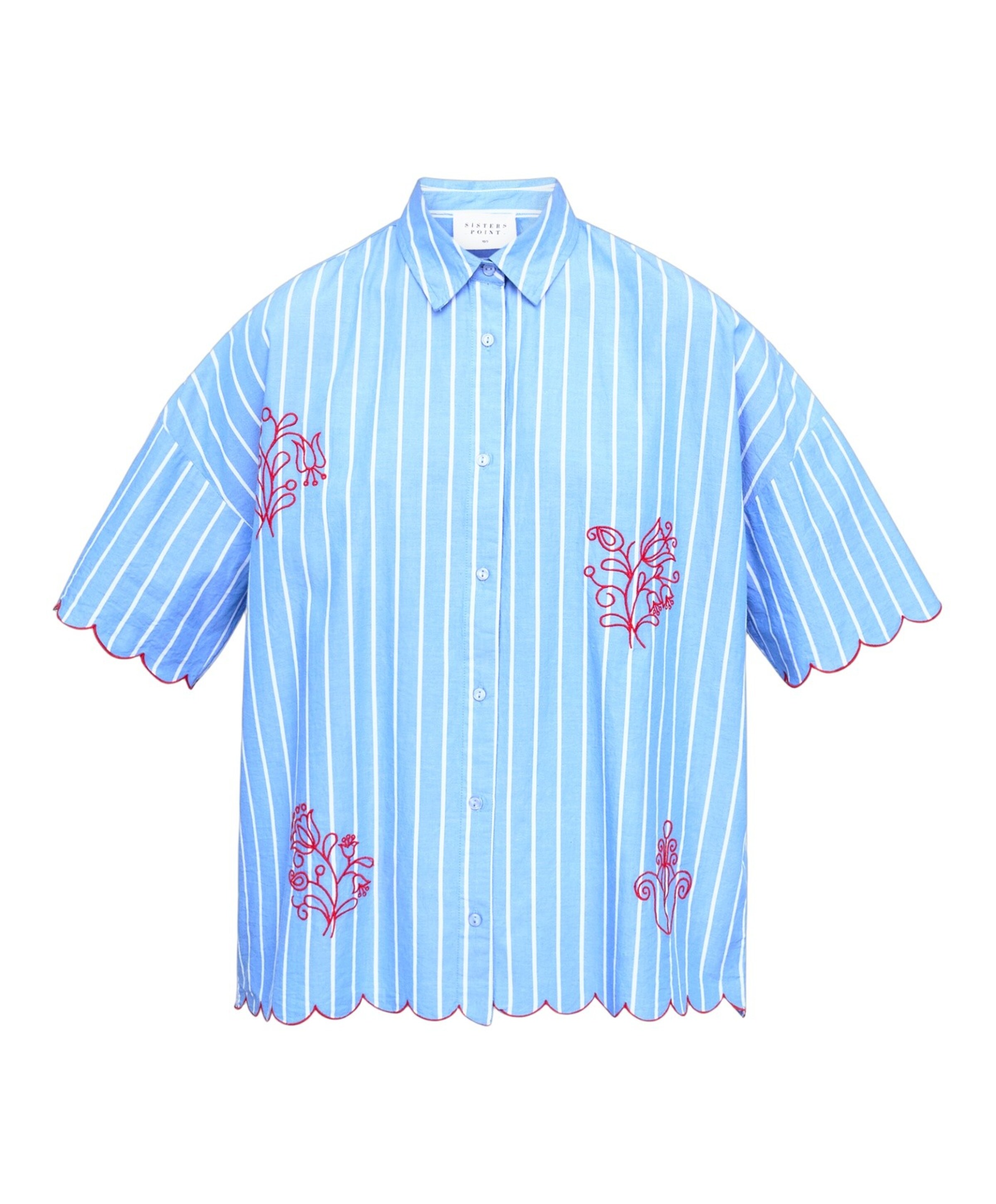 Sisters Point Dames blouse blauw