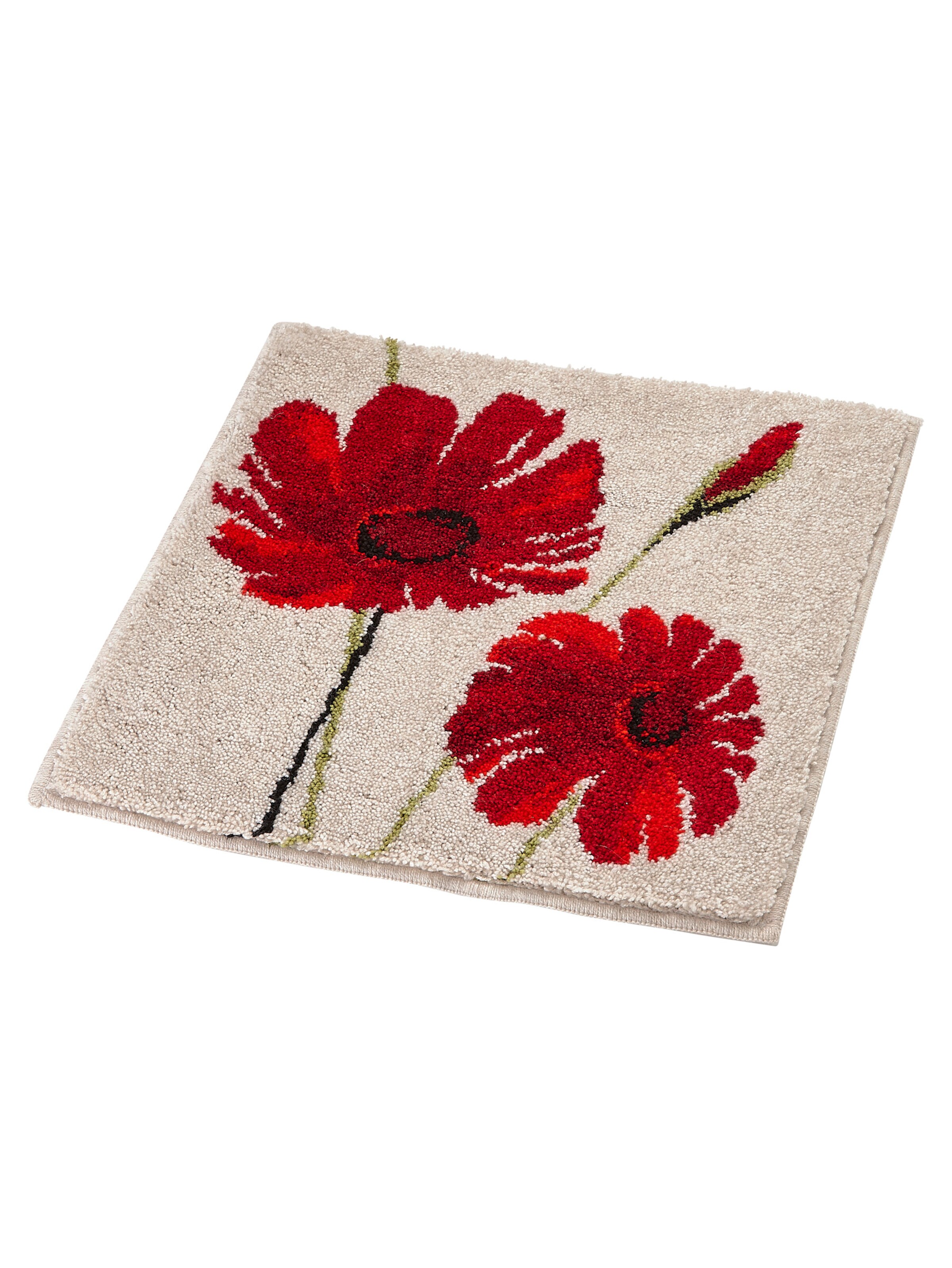 Grund Badematte in beige-rot