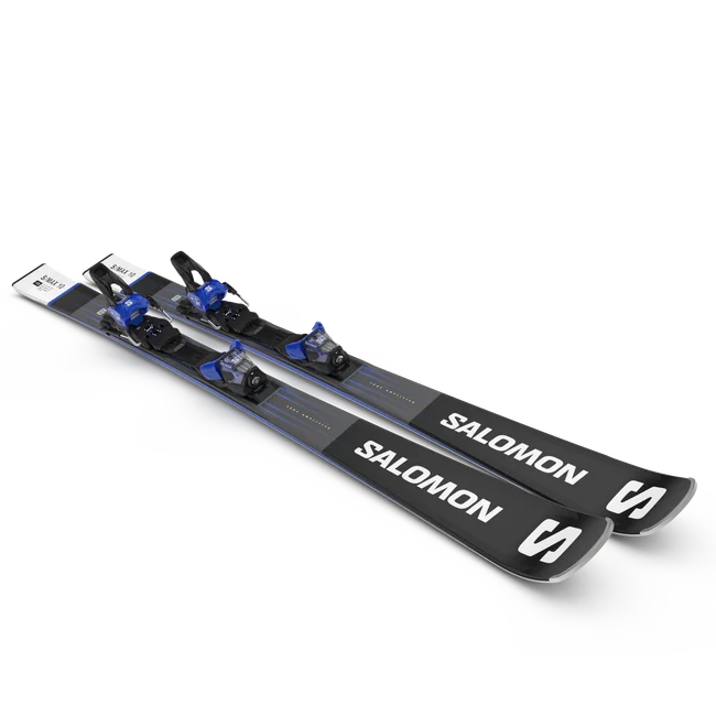 S/MAX 10 (and M12)  Pisten-Ski-Set, Unisex Black/White/RaceBlue