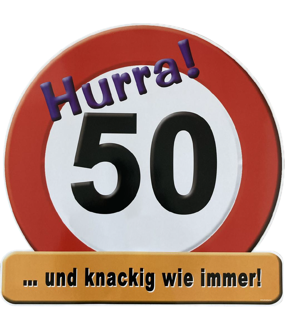 Deurbord 50 Jahre 50cm