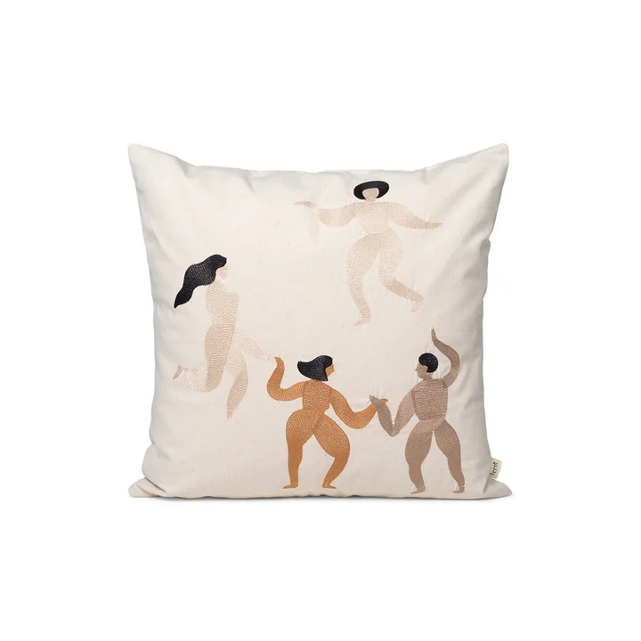 Ferm Living - Free Kissen, 50 x 50 cm, natur