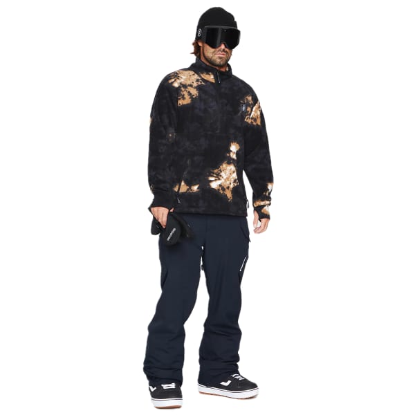 Sweat polaire VOLCOM V-SCIENCE FLEECE P/O 1/2 ZIP BLEACH BLACK