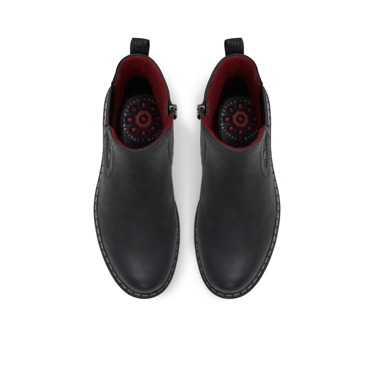 WEEKENDERS-Galorekin-Bottes décontractées - Talon plat - Noir