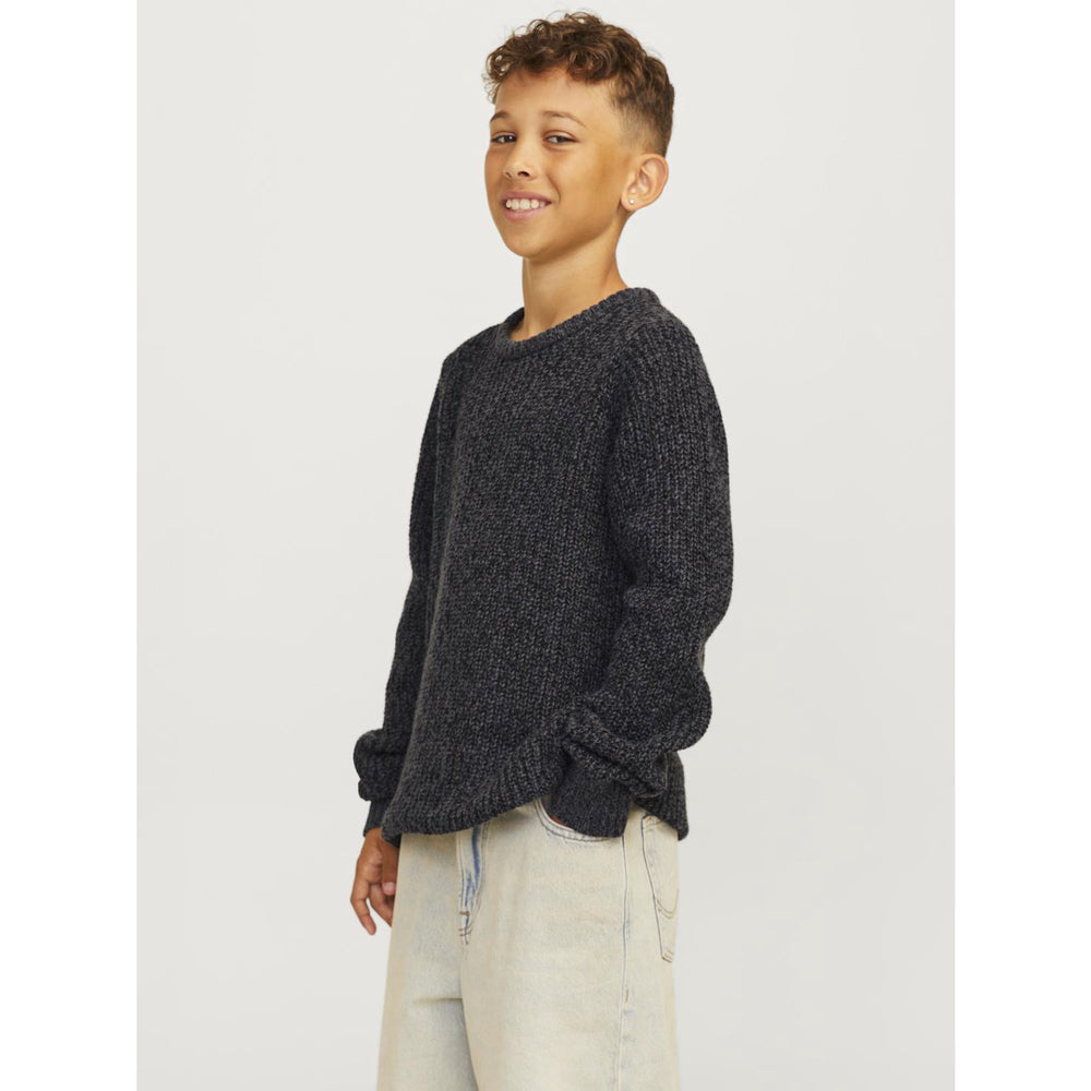 Køb Jack & Jones Junior Asphalt Jones Knit Crew Neck Bluse