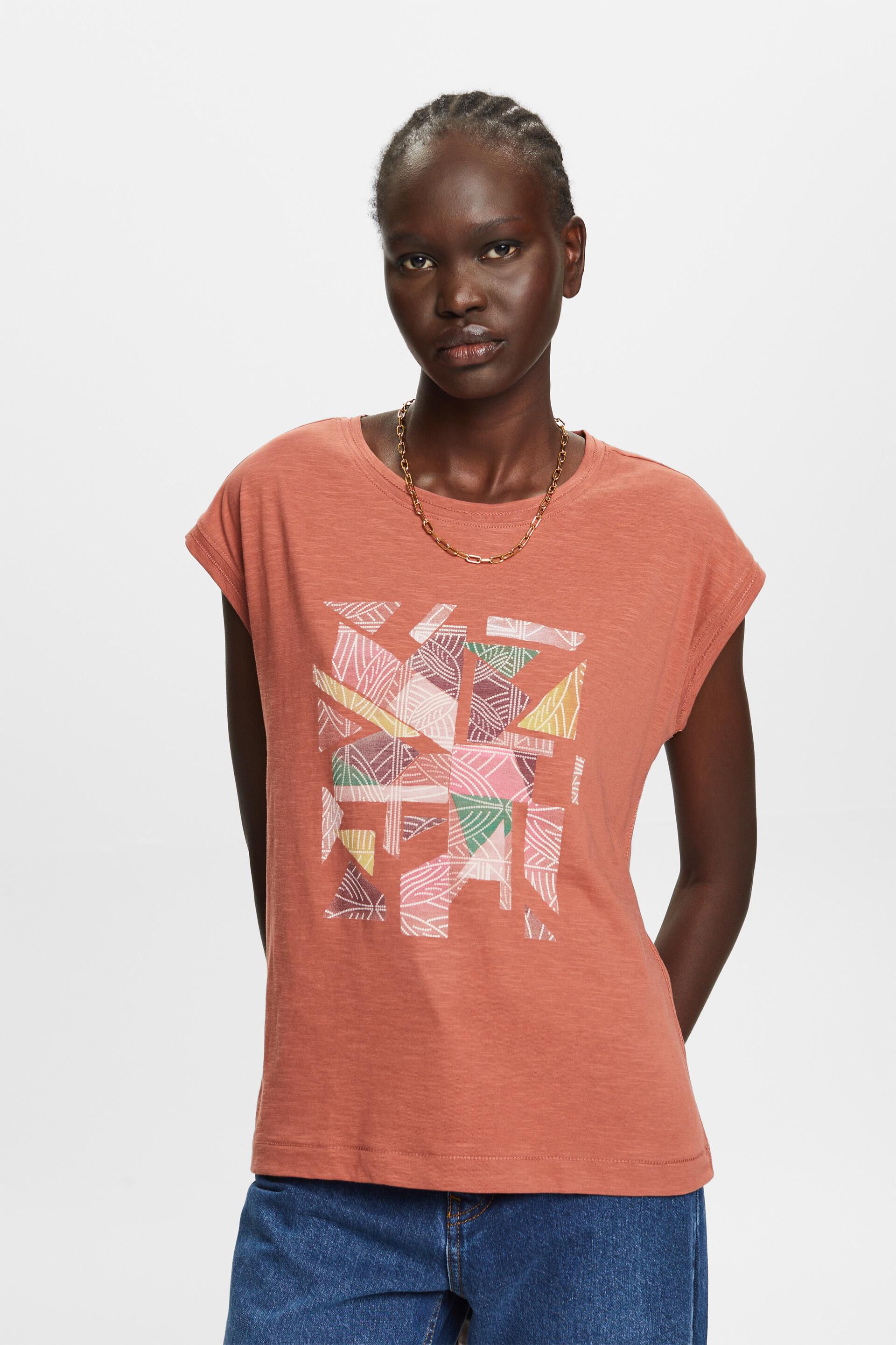 T-shirt à imprimé, 100% coton