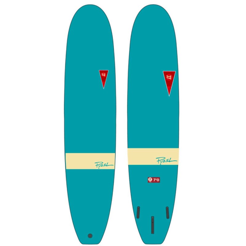 Planche de surf en mousse JJF by Pyzel the Log - Bleu - The Corner Shop