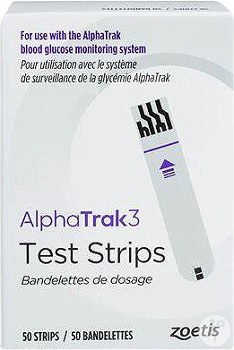Zoetis AlphaTrak 3 Bandelettes De Dosage 50 Pièces