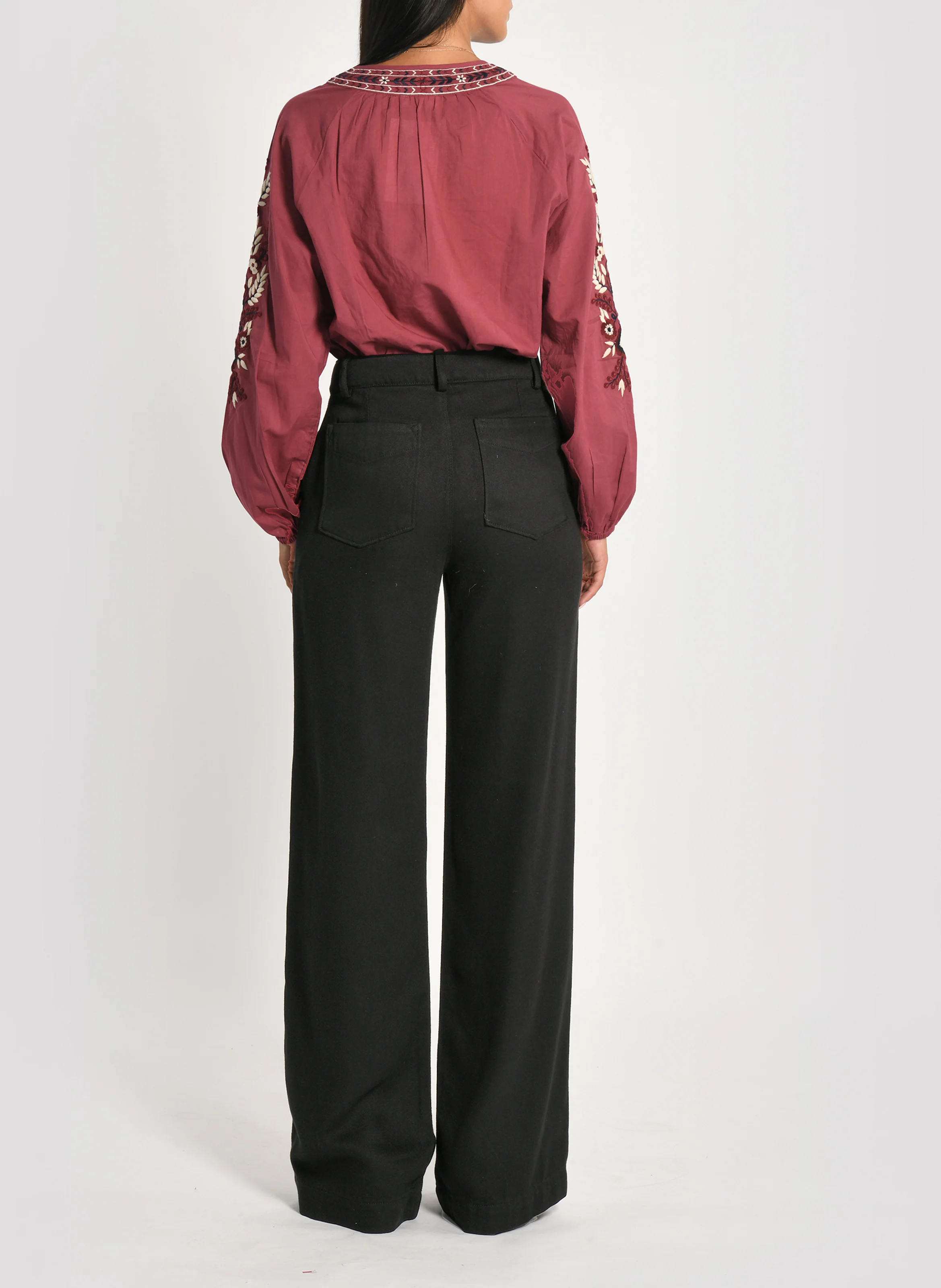 SUN - Pantalon large| Noir