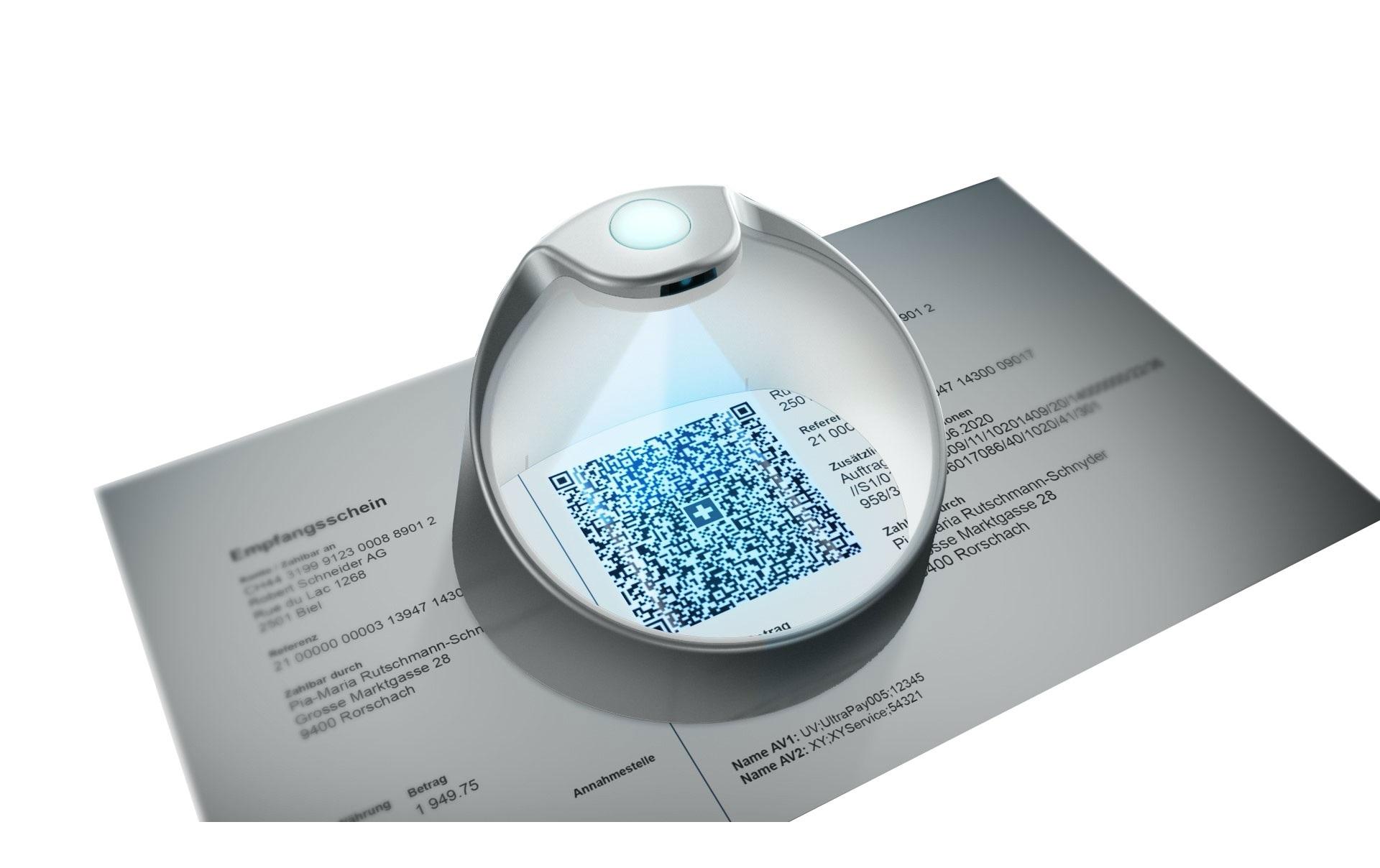 Belegleser PayEye Swiss QR Code Reader<br>Lesegerät für Swiss QR Code