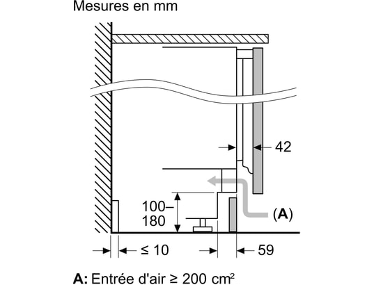 SIEMENS - Congélateur encastrable top GU21NADE0, IQ500, 85 litres, 3 tiroirs, No frost