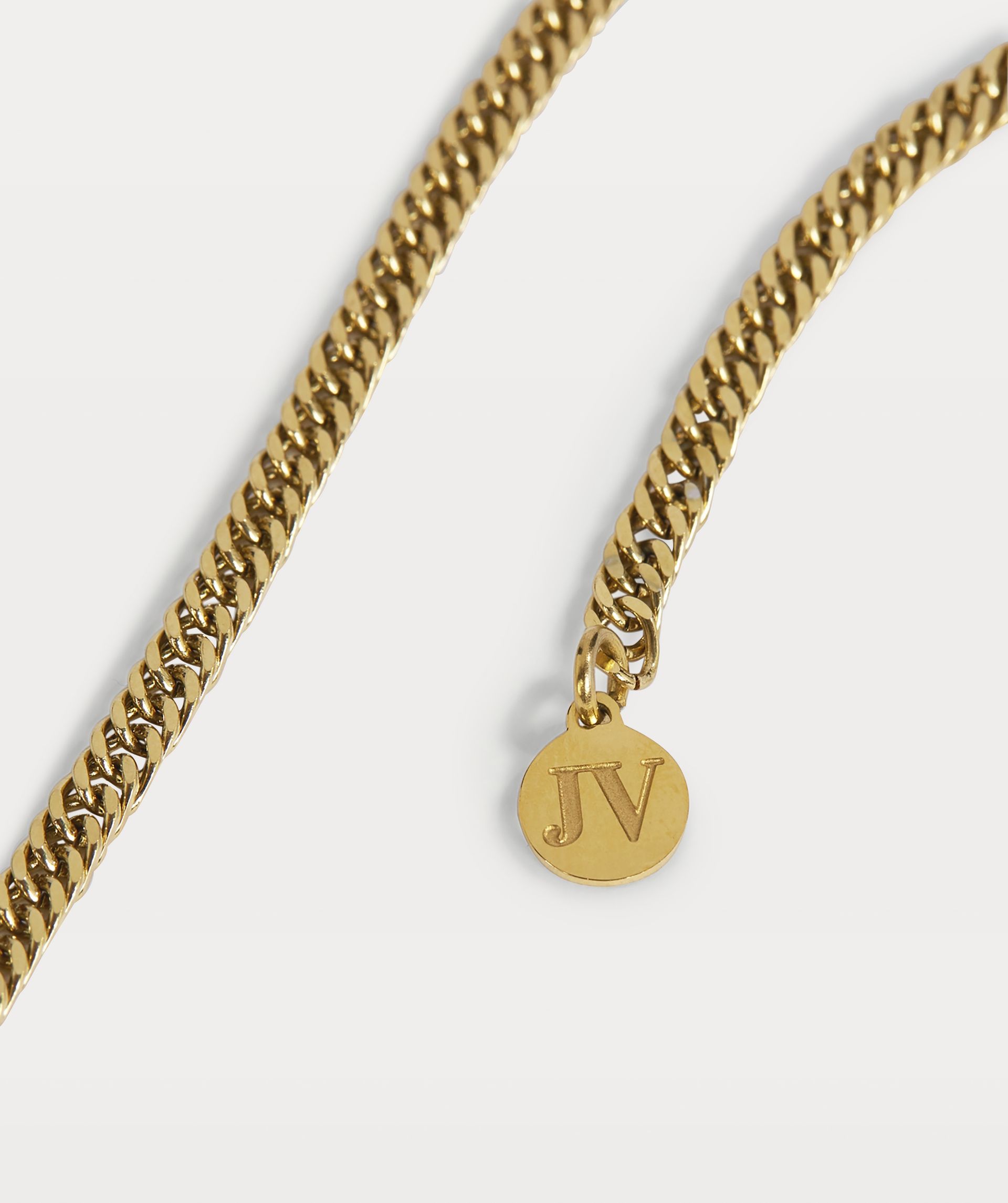 JV-ELIZA ketting - champagne gold
