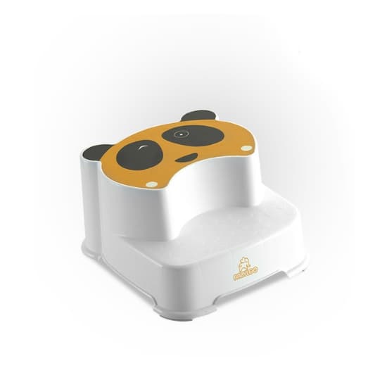Babyloo Panda Toalett trinnkrakk - Gul