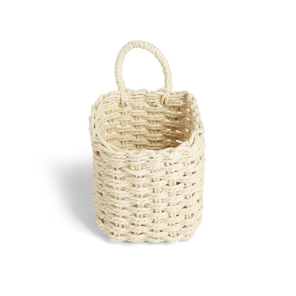 Lot de 3 panières tressées rangement salle de bain
