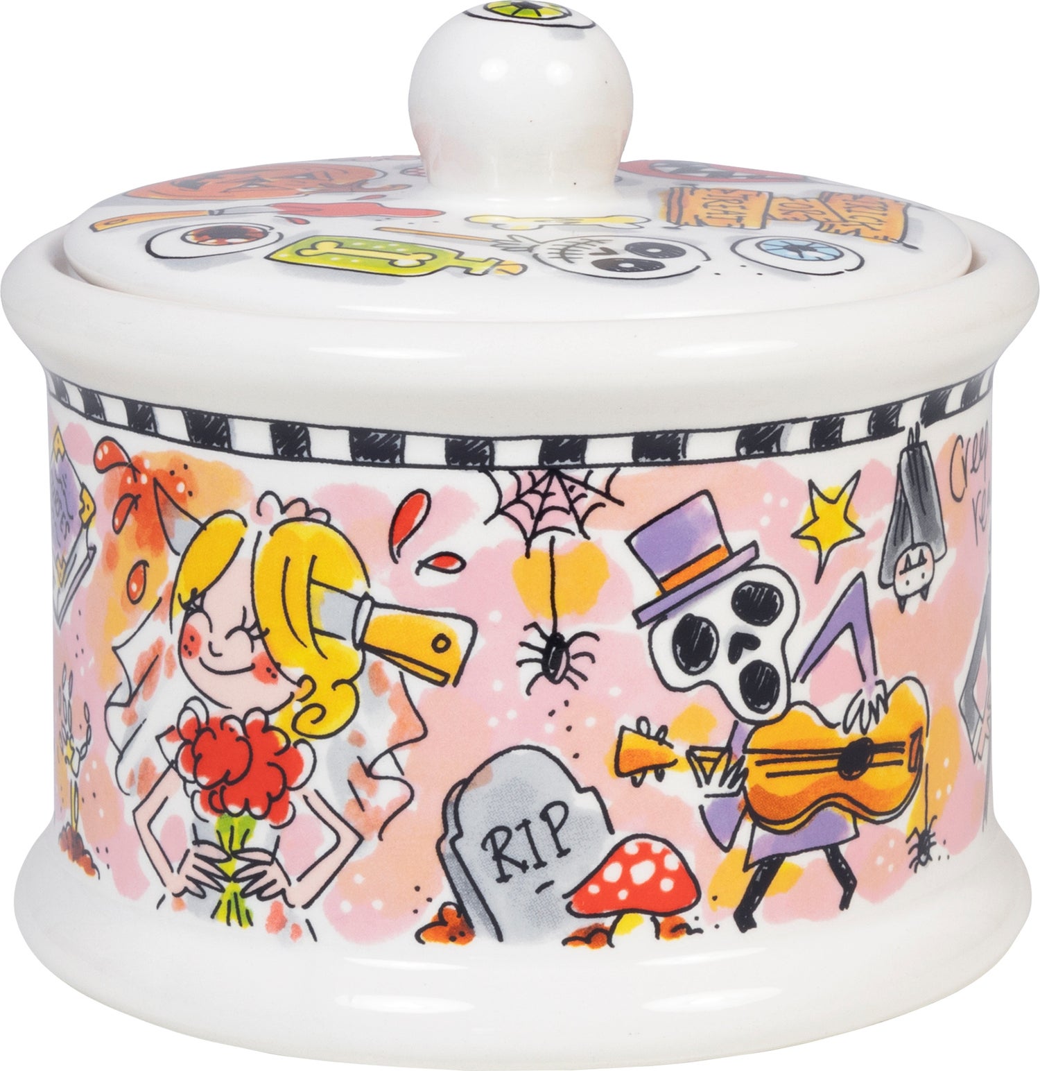 Blond Amsterdam voorraadpot Halloween D 14 H 12,5 cm
