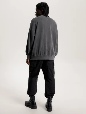 Moletom Relaxed Fit com Logo