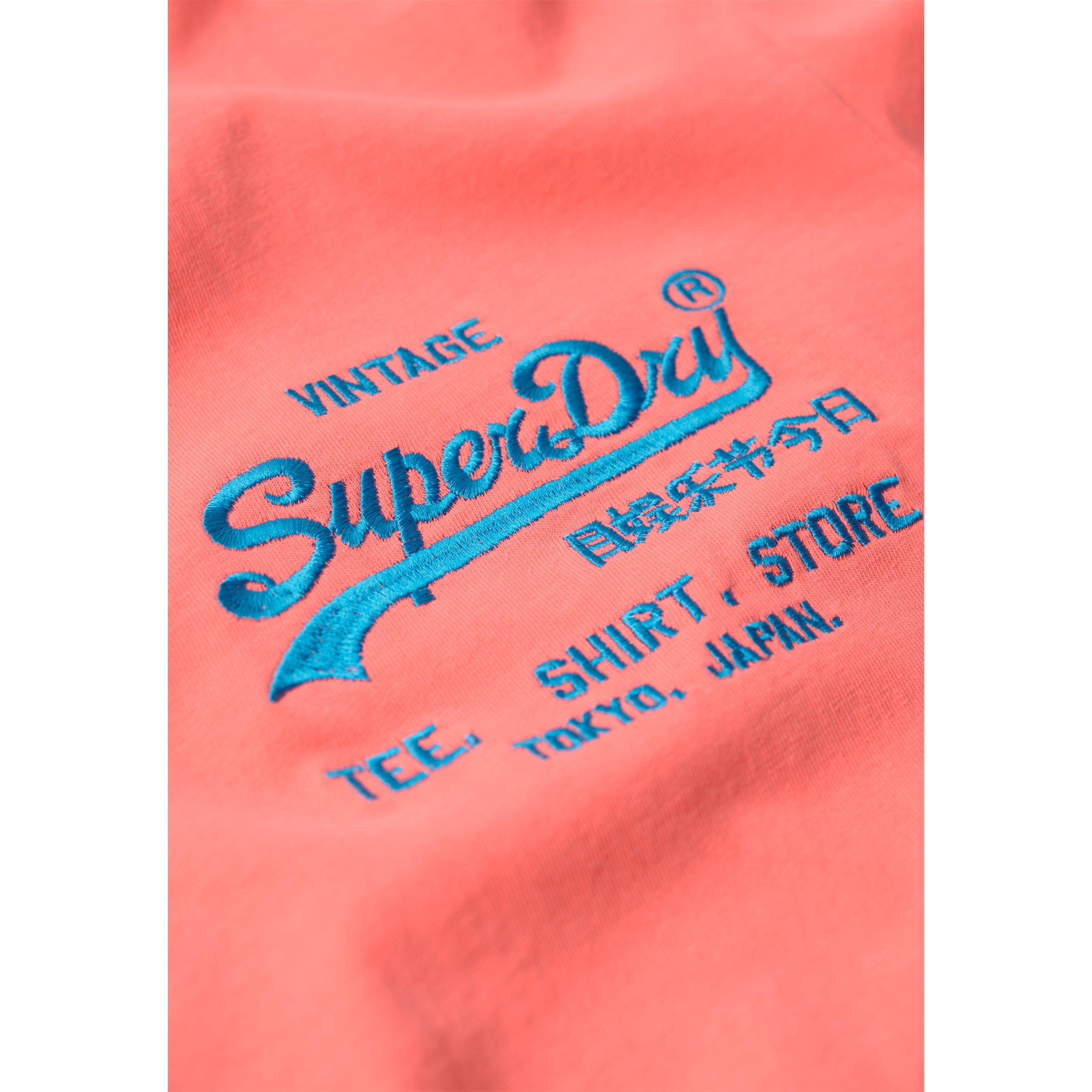 Superdry Neon Vintage Logo T Shirt