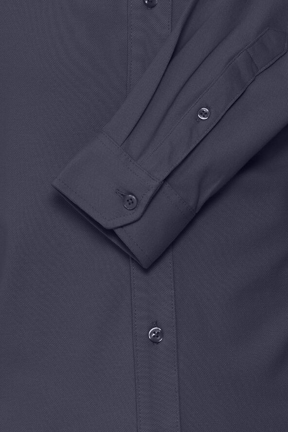 Casual Friday CFARTHUR LS BU jersey piquet shirt Dark navy