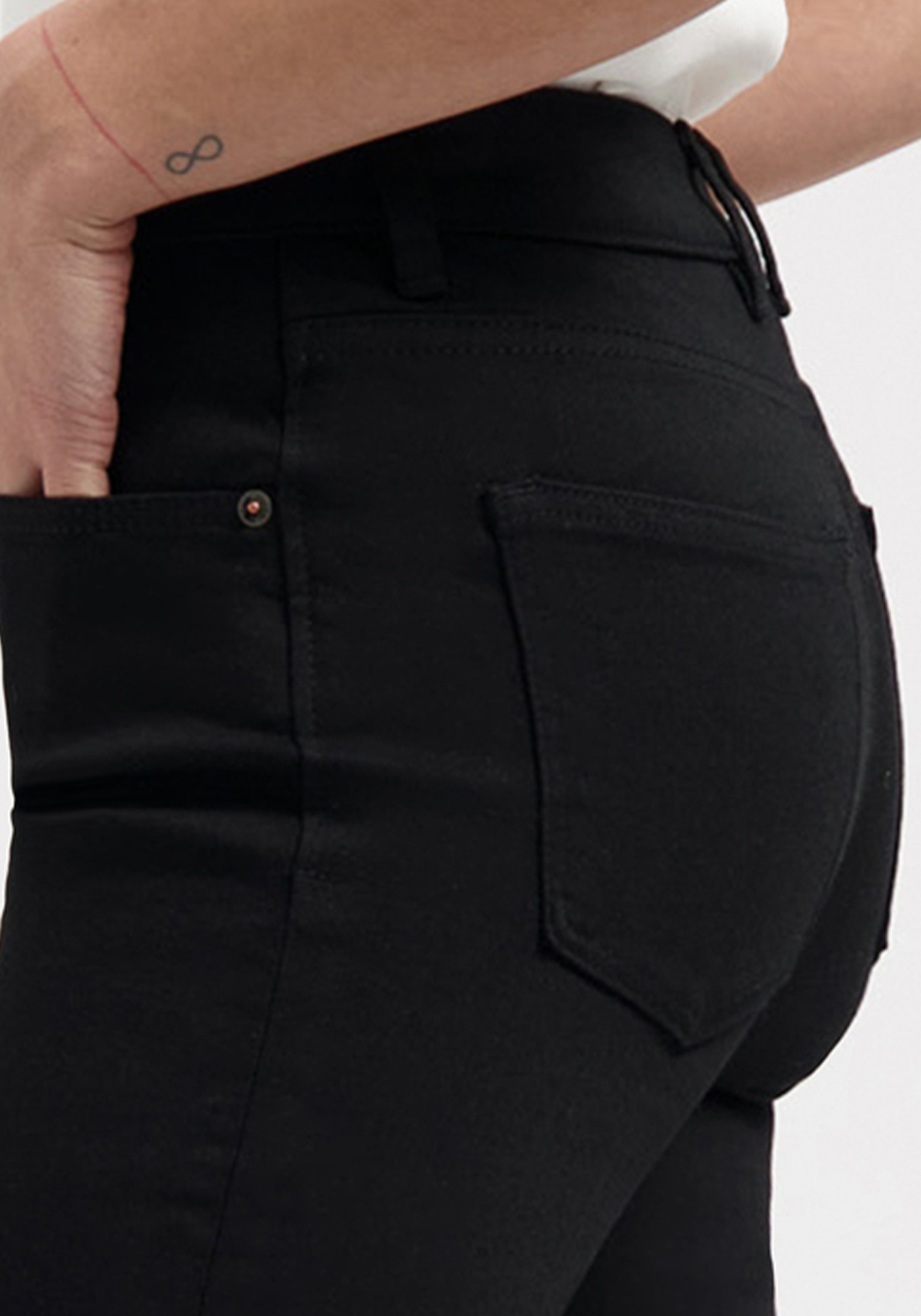 Kuyichi Damen-Jeans Carey Skinny Forever Black