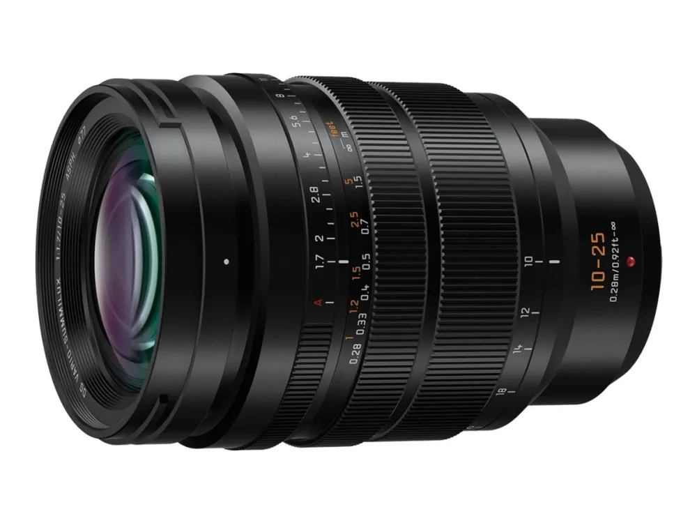 Leica DG Vario-Summilux - Zoomobjektiv - 10 mm - 25 mm - f/1.7 ASPH. - Micro Four Thirds - for Lumix DC-BGH1; Lumix G DC-G100, G110, G90, GF10, GF90, GH5M2, GH6, GH6L, GX880, GX9, GX9H