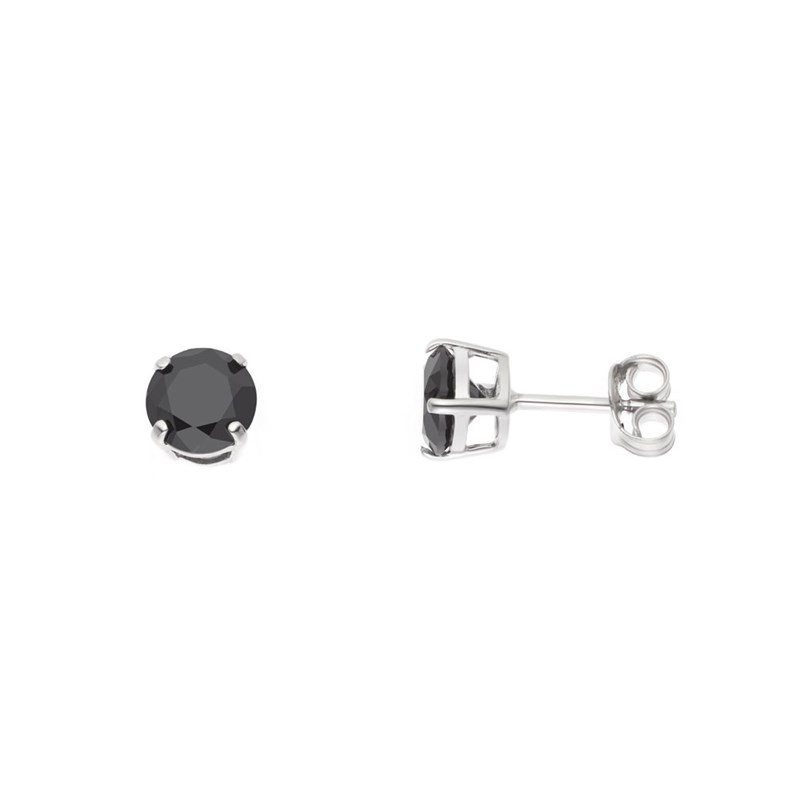 Boucles d'Oreilles solitaire - Argent 925