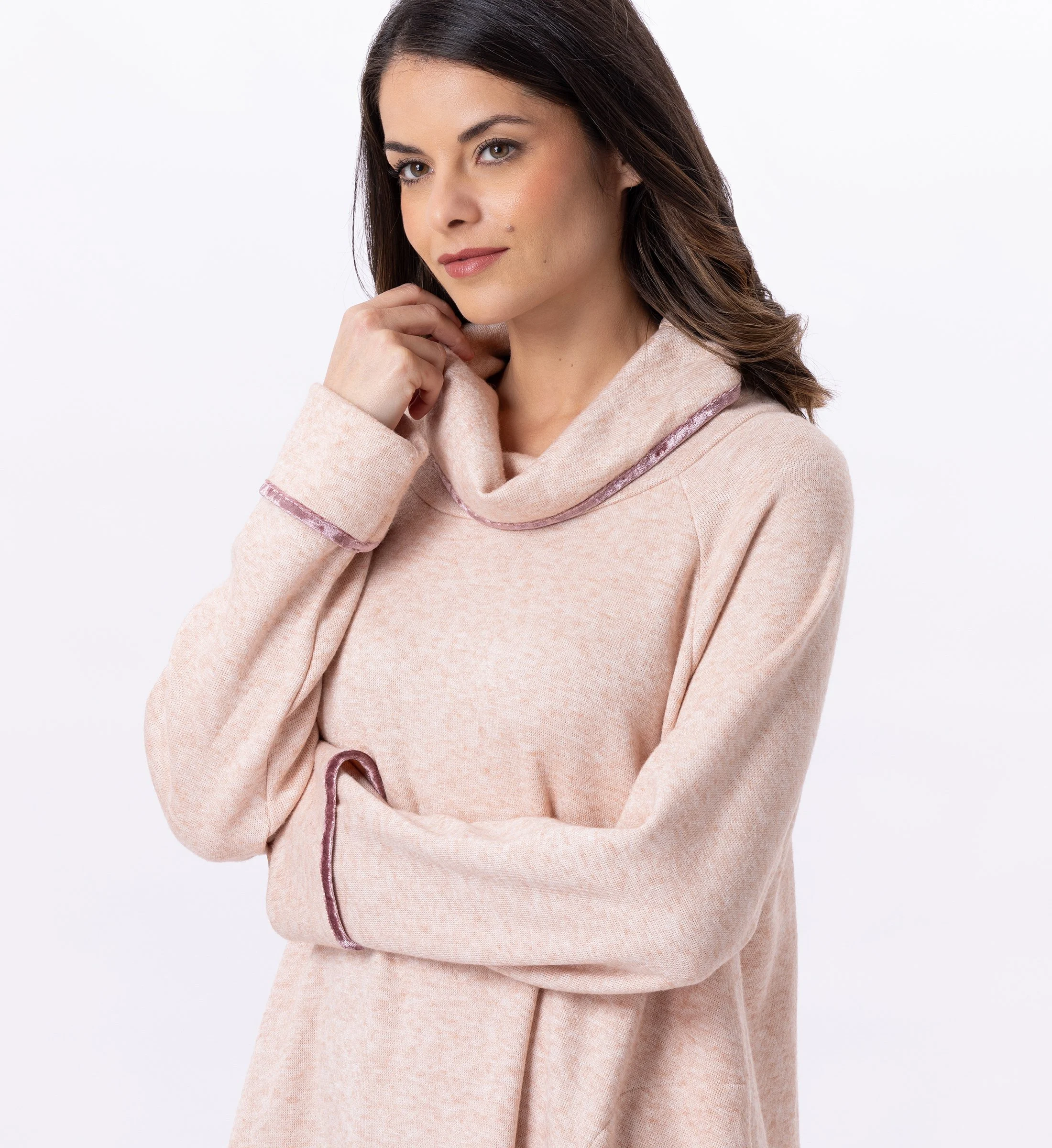 ALPAGA 840 - Robe en maille tricot | Beige