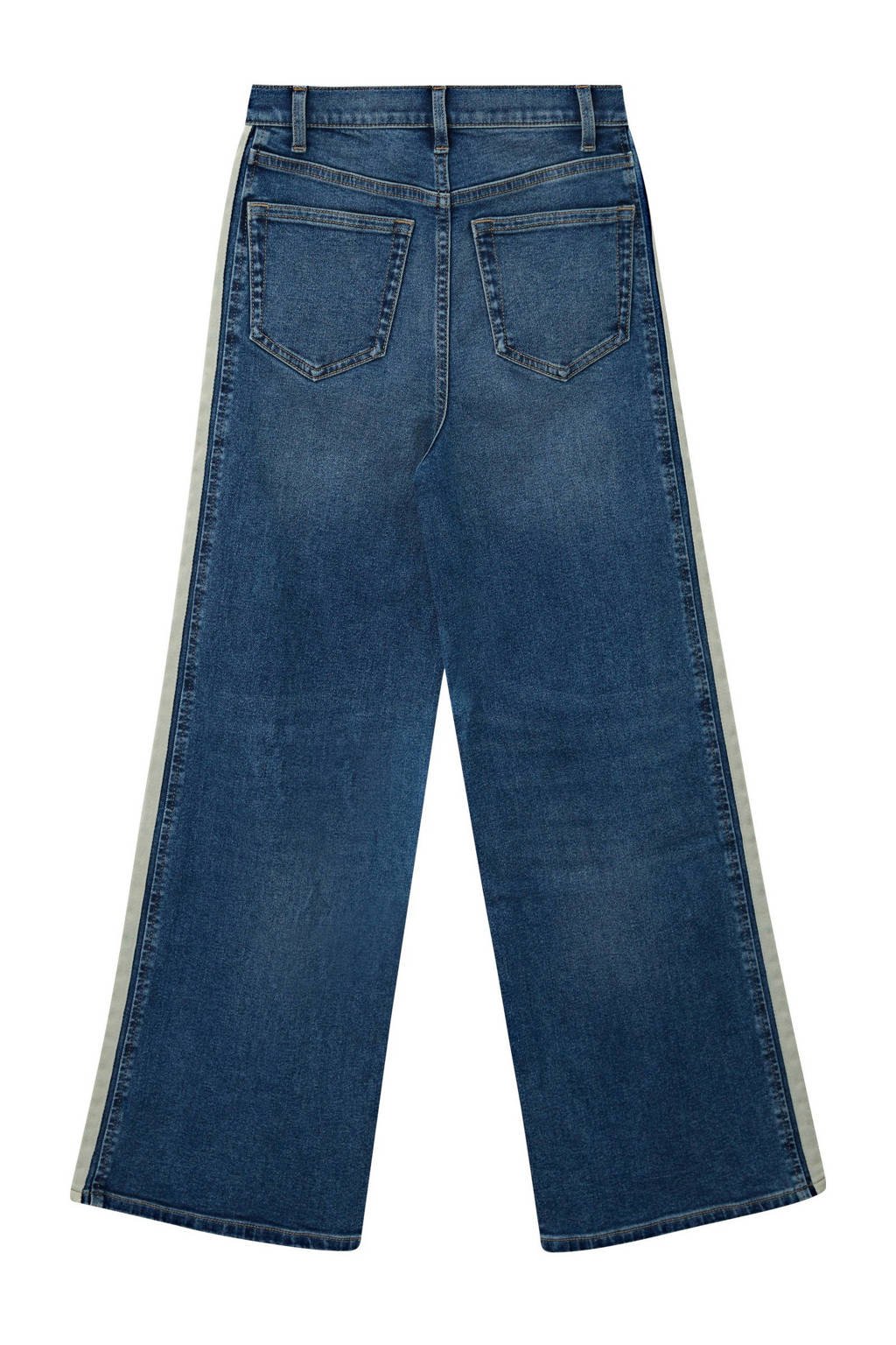 s.Oliver wide leg jeans medium blue denim