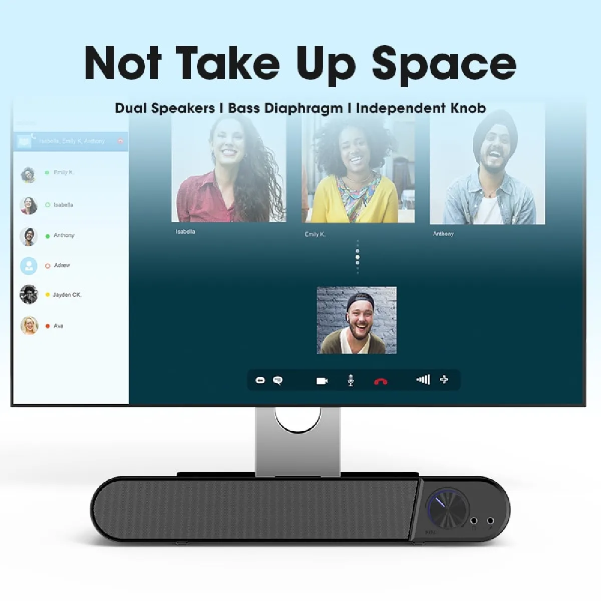 Universal Barre de son Bluetooth - Noir