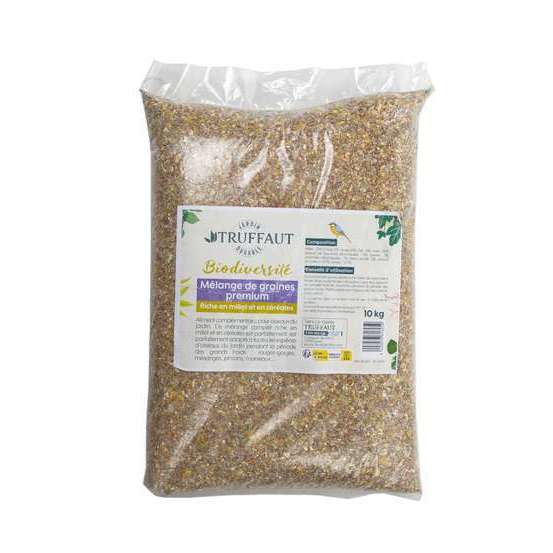 Mélange de graines premium pour oiseaux du jardin - 10 kg