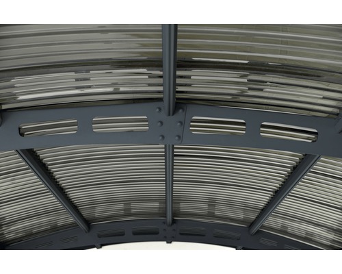 Enkele carport PALRAM Atlas 5000 288x495 cm antraciet-brons