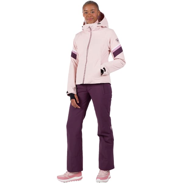Veste de ski ROSSIGNOL W STRAWPILE JKT POWDER PINK