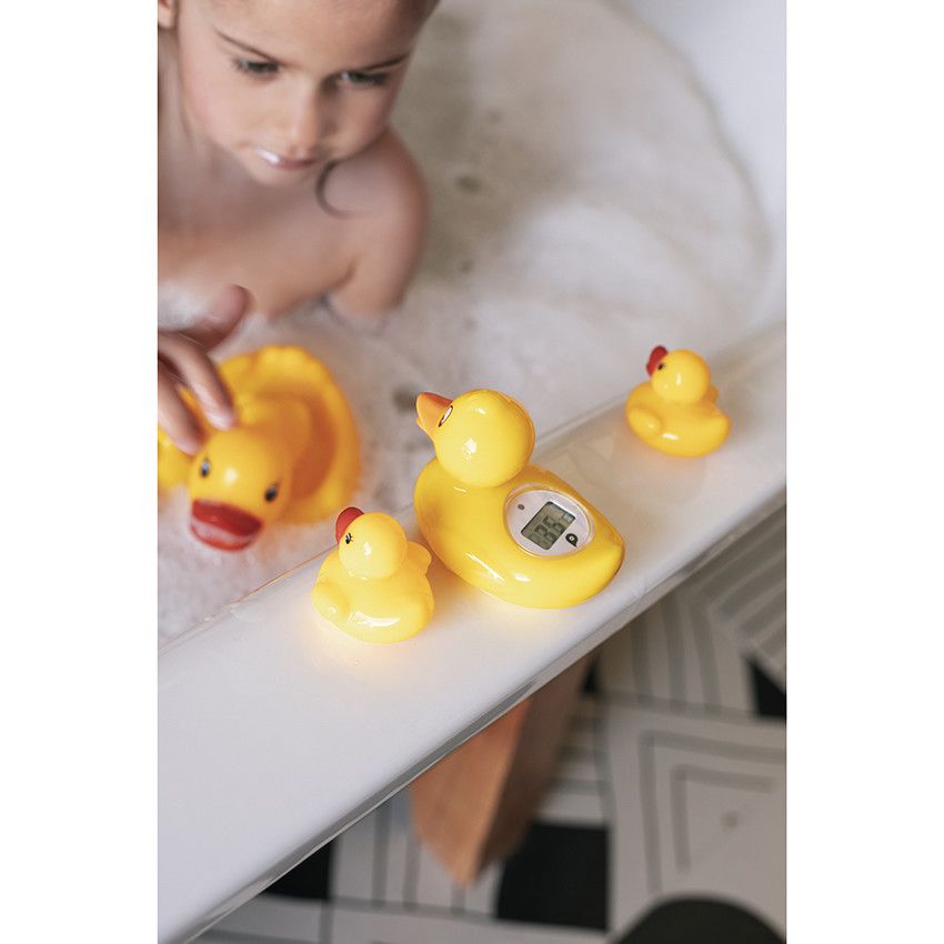 Thermomètre de bain et de chambre - Canard - Ecru