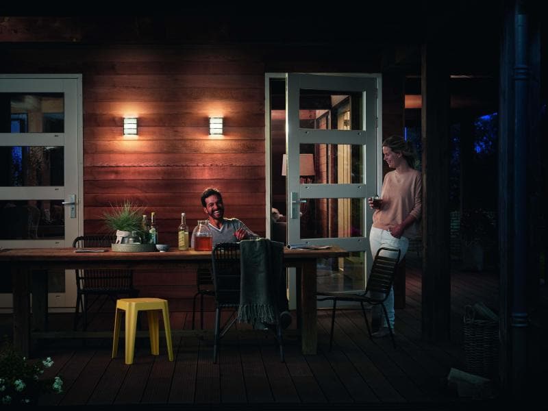 Philips Wandleuchte myGarden Python 17323/47/16 LED-Wandleuchte für den Aussenbereich, 1x 6 W