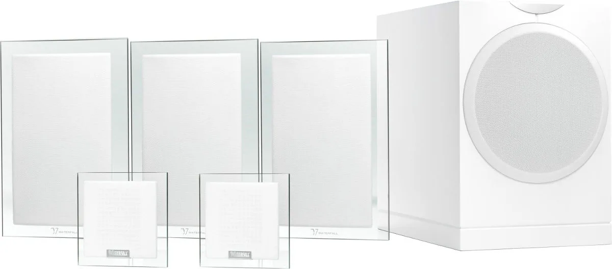 Waterfall Serio 5.1 Blanc Packs enceintes compactes