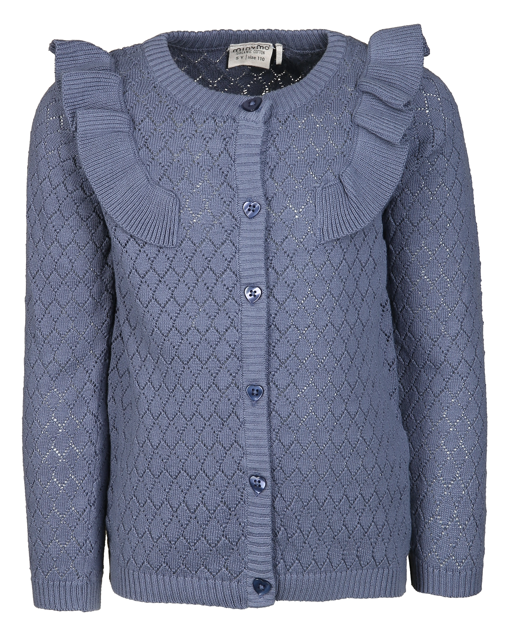 Strickjacke FOLKSTONE in graublau
