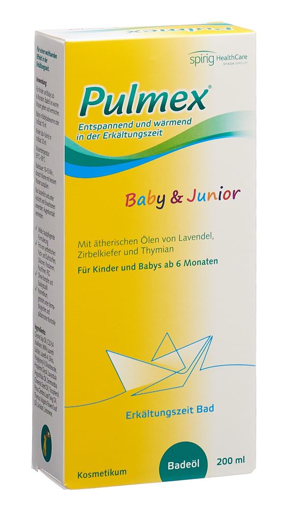 PULMEX Baby & Junior Badeöl Öl Erkältungszeit Fl 200 ml