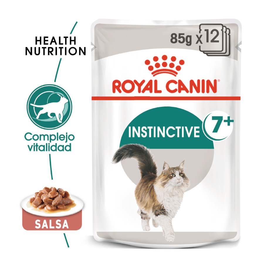 Sachês Royal Canin Senior 7+ Instinctive para gatos