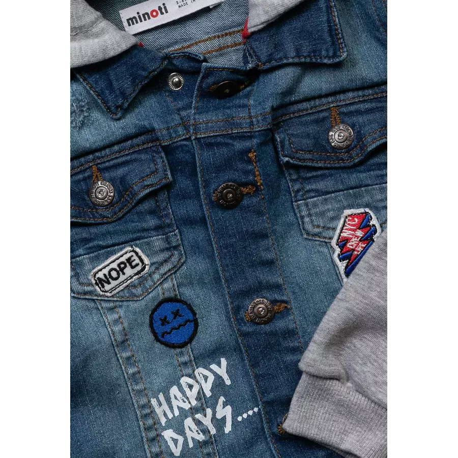 MINOTI Jeansjacke BlauGrau