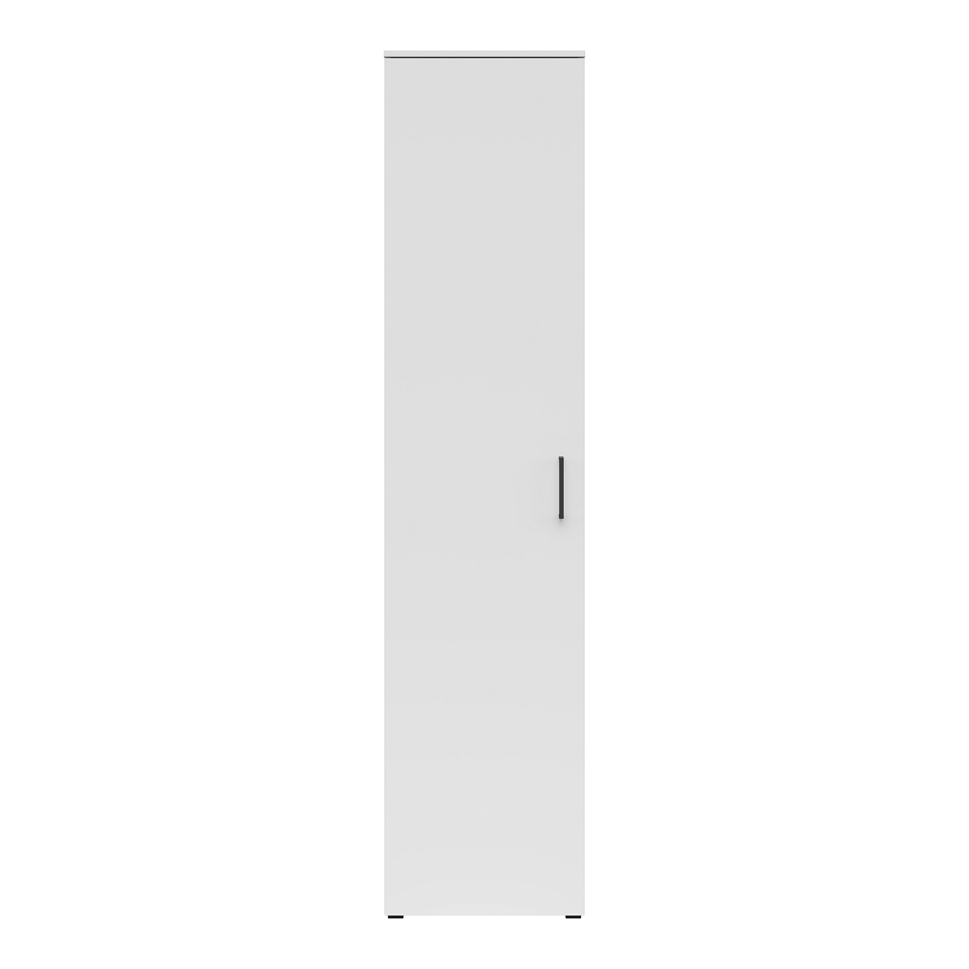 Drehtürenschrank - weiß - Breite 45 cm