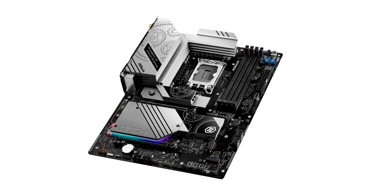ASRockZ890 Taichi Lite socket 1851 moederbord  (Zwart, RAID, 5Gb-LAN, 2.5Gb-LAN, WLAN, BT, Sound, ATX)