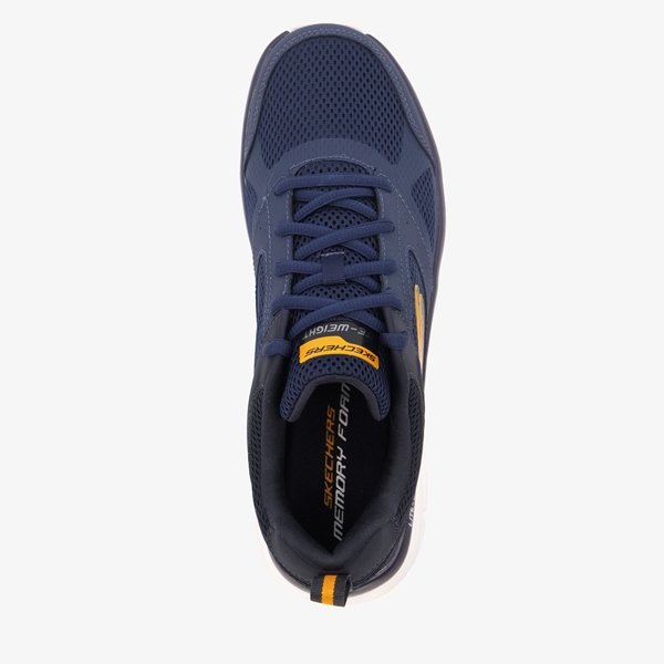 Skechers Track Syntac heren sportschoenen blauw