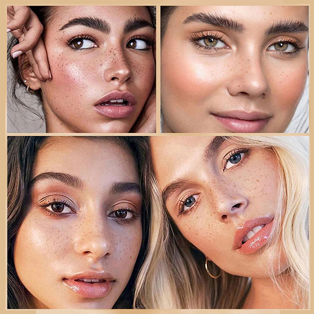 Wasserfester Sommersprossen Stift Temporary Tattoo Faux Freckles Pen - Braun