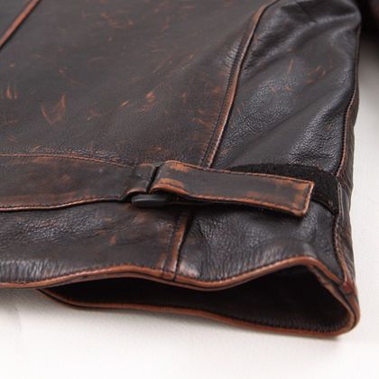 Blouson Helstons ACE - CUIR OLDIES - Marron