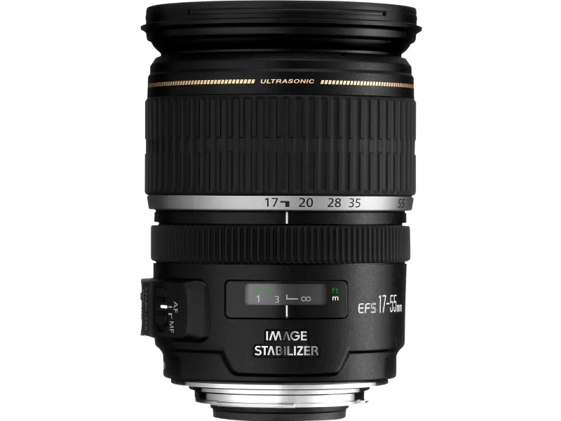Canon EF-S - Zoomobjektiv - 17 mm - 55 mm - f/2.8 IS USM - Canon EF/EF-S - for EOS 1000, 40, 450, 50, 500, 7D, Kiss F, Kiss X2, Kiss X3, Rebel T1i, Rebel XS, Rebel XSi